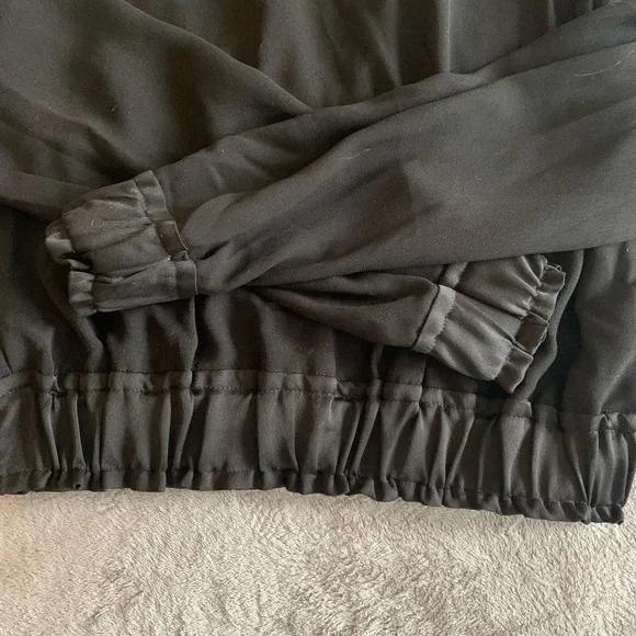 Dynamite black crop bomber jacket - Picture 5 of 8